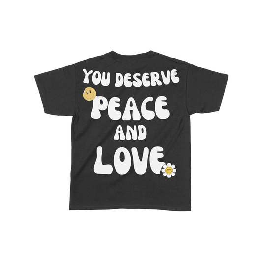 PEACE & LOVE Youth Short-Sleeve Unisex T-Shirt