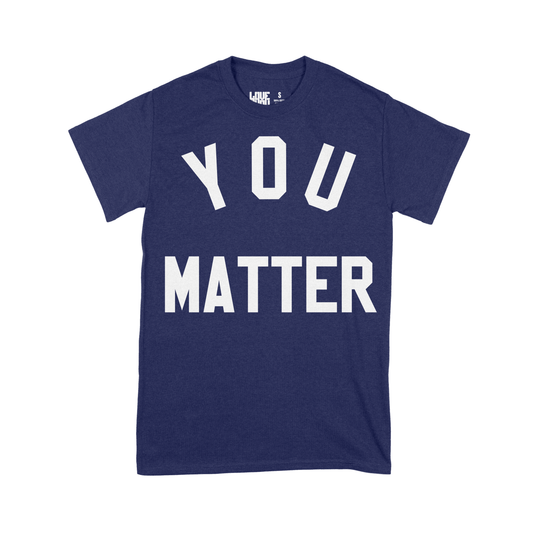 YOU MATTER NAVY Short-Sleeve Unisex T-Shirt